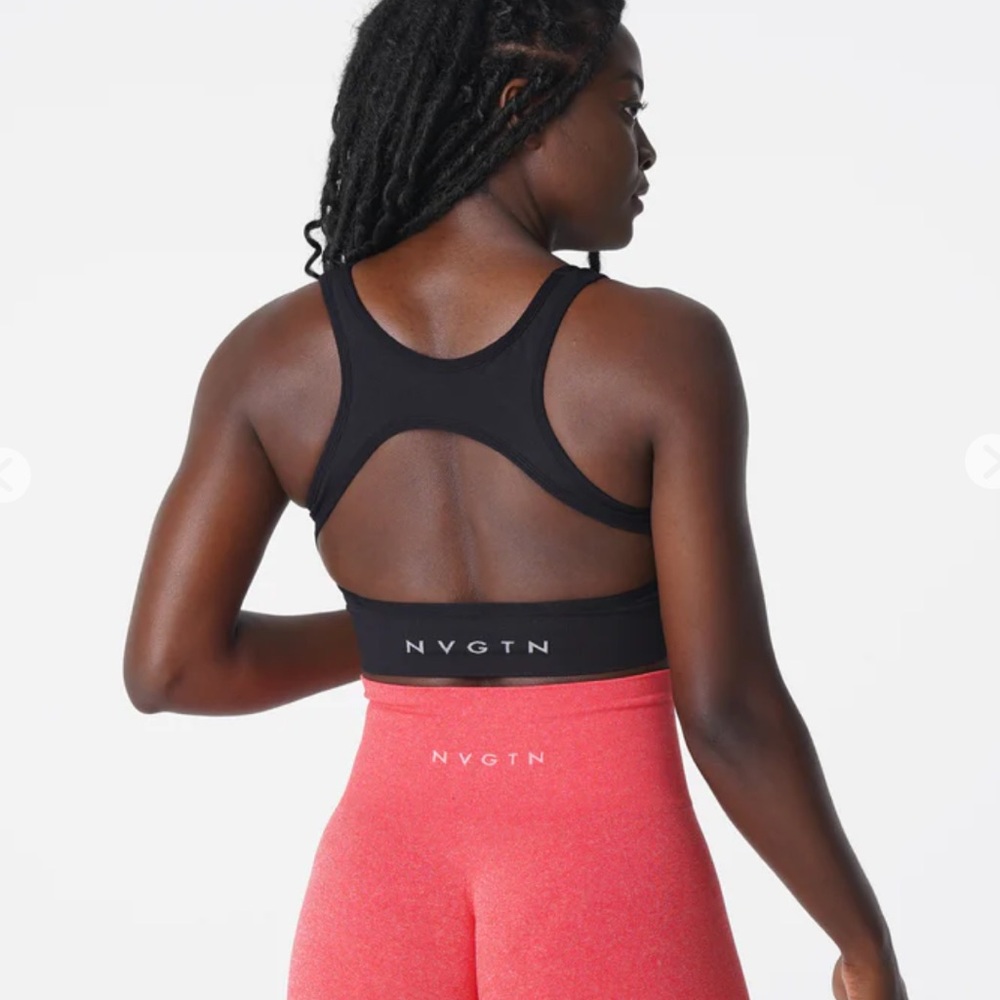NVGTN Black Sports Bra